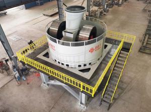 Quality 45 - 60 M³/H Wet Pan Mill For Clay Brick Making Line Materials Crushing Machine for sale