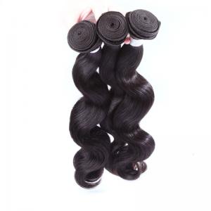 Quality Brazilian Body Wave Hair Bundles , 100 Human Hair Weave Bundles 12" - 30" for sale