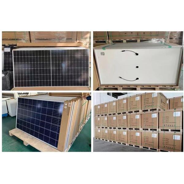 500W 30KG Crystalline Silicon Silver Cells Solar Panels High Conversion Rate
