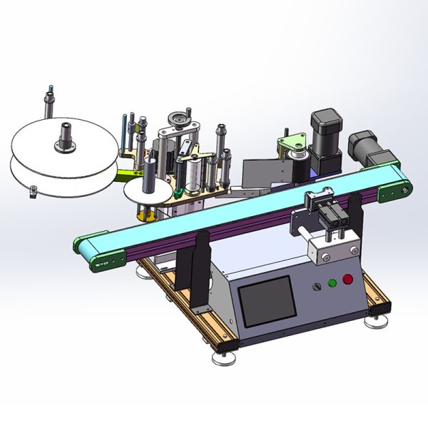 Desktop Small Round Glass Bottle Labeling Machine Applicator CE Certificated
