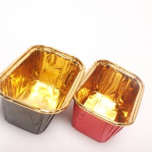 China Fluted Sides Aluminum Foil Baking Cups , Baking Mini Aluminum Cupcake Liners on sale