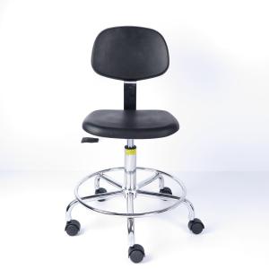 China Molded Self-skinning High density PU Foam Ergonomic Lab Chairs With Movable Castors on sale