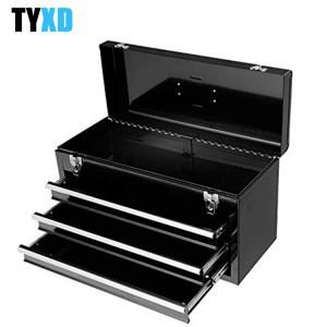 Quality Steel wear proof 3 Drawer Metal Tool Storage Box Heavy Duty Cold Rolled Steel Made for sale