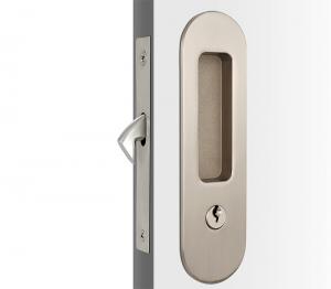 China Adjustable House Door Locks Sliding Gate Lock Zinc Alloy Round Face Pulls on sale