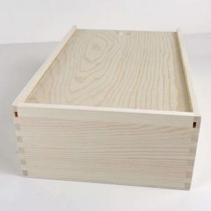 China CARB Customized  Unfinished Wooden Craft Boxes Bulk Timber Wooden Box on sale