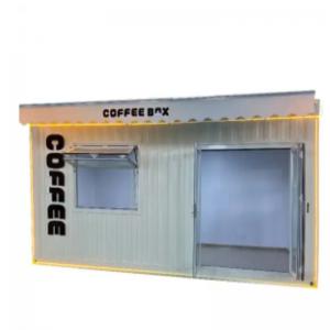 China 20ft Modern Mobile Homes Food Kiosk Coffees Shop Prefabricated Container Homes House on sale