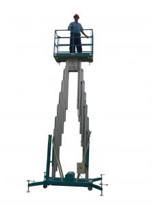 China 12m Lifting Heihght Mobile Aluminum Aerial Work Platform with Extension Platform on sale