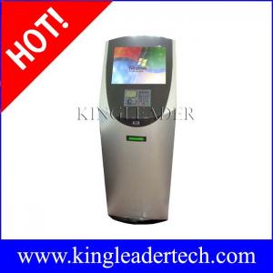 China Slim touchscreen Payment ticketing kiosk with barcode scanner and printer  TSK8006 on sale