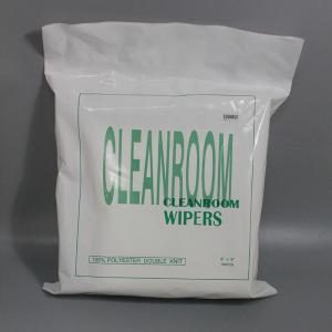 Quality Industrial Lcd Screen Cleanroom Polyester Wipes 4x4 For Lab Cleaning for sale