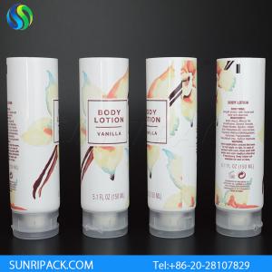 150ml/5.3oz large diameter plastic tube empty body lotion plastic packaging tubes