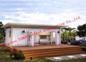China Lightweight 40ft Prefab Container House For Living Accommodation With Painted Surface on sale
