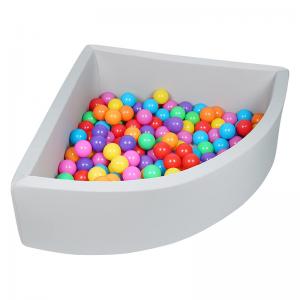 Quality Thickness 5cm Fan Shape Foam Play Ball Pit For Toddlers Kids for sale