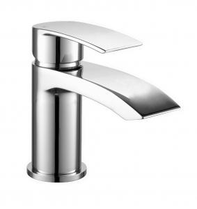 Quality Deck Mounted Basin Mixer Taps Brass Polished Bathroom Mixer Faucet 3 Years Warranty: for sale