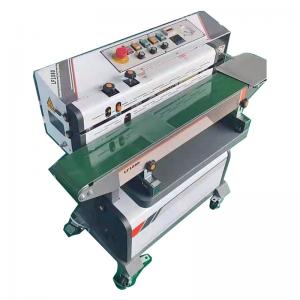 Quality Continuous Bag Sealing Machine Width Belt Food Seal Machine Nitrogen Food Seal Machine for sale