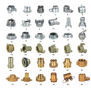 Quality OEM ODM Storz Fire Hose Couplings Aluminum / Brass Fire Hose Fittings for sale