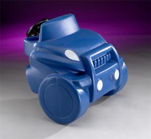 Quality Automotive Plastic Rotational Moulding OEM For Toy Motor Car Assembled Dark Blue Parts for sale