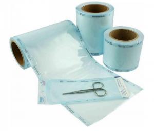 Quality Reinforced Film Gamma Sterilization Pouches Clean Fibre Free Opening  Superior Barrier for sale
