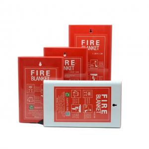 Quality 0.5mm Glass Fibre Fire Evacuation Blanket BS EN 1869-1997 for sale