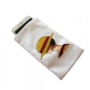 Quality Polyester Microfiber Cell Phone Pouch Customized Size 160-230gsm Weight for sale