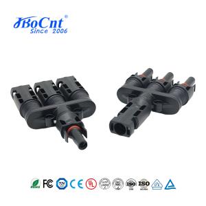 China One In Three Waterproof IP68 Solar Panel Cable Connectors , Solar Connectors Photovoltaic Connectors on sale