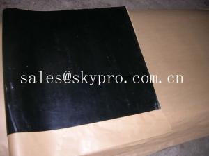China Custom Width self-adhesive / PSA backing rubber sheet roll , easy released glue on sale