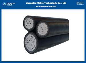 China Self Supporting System Overhead Insulated Cable Aluminum Conductor XLPE Insulated 2, 3, 4, 5core Aerial bundled cable on sale