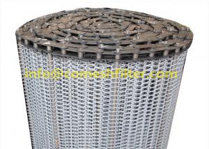 Quality High Temperature Galvanized Carbon Steel Metal Mesh Conveyor Chain Driven Belt for oven wood drying for sale