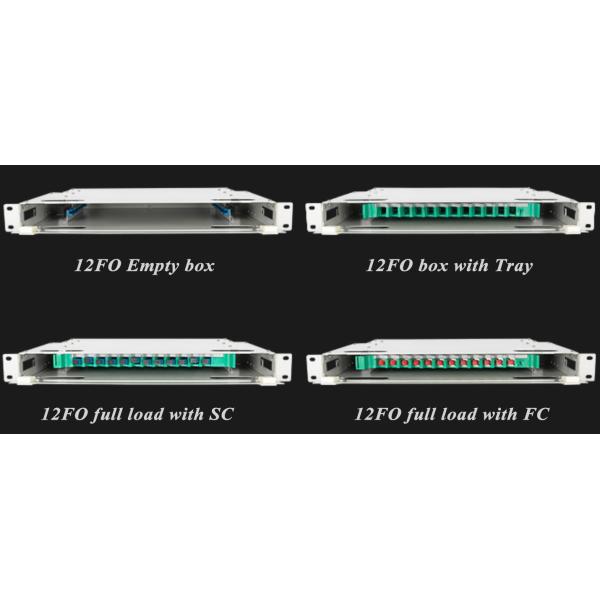 19'' Fiber Optic Patch Panel Distribution Box 144 Core ODF Unit / 144fo For Cabinet