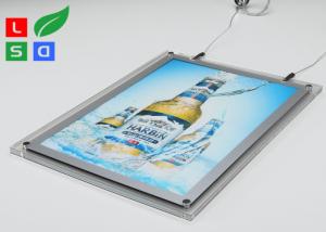 China 2mm Clear Acrylic LED Crystal Light Box HS Code 94056000 For Ceiling Hanging on sale