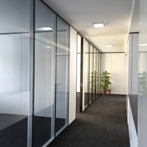 China Internal Glass Room Dividers Fire Rated Glass Partition For Home Office on sale