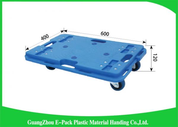 Buy Stackable 4 Wheel Furniture Dolly , Heavy Duty Moving Dolly For Platform Cart Transport at wholesale prices
