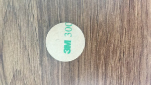 Buy cheap 0.17mm Round Die Cut Adhesive Tape Insulation 3M9495LE Strong Sticky Circle from wholesalers