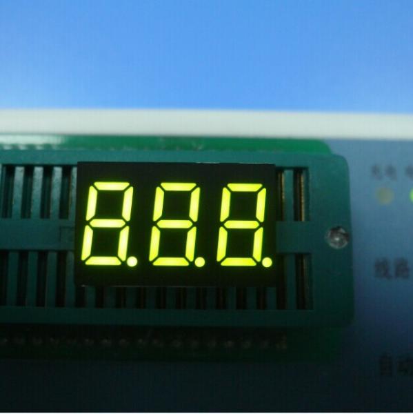Buy Three Digit 7 Segment LED Display Various Colours Multiplexing For Indicator at wholesale prices
