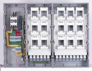 China Single Phase Electric Meter Box Anti - Flaming 15 Way Use In Electronic Project on sale