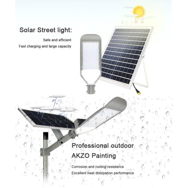 Solar Power 45watt 6500lm Smart Waterproof LED Street Light