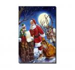 12 x 17cm 2 Images 3d Lenticular Photo Merry Christmas Greeting Card For Gift