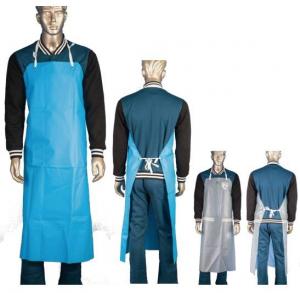Quality Waterproof Kitchen TPU Bib Protective Clothing Aprons For Cleaning Oil Resistance for sale