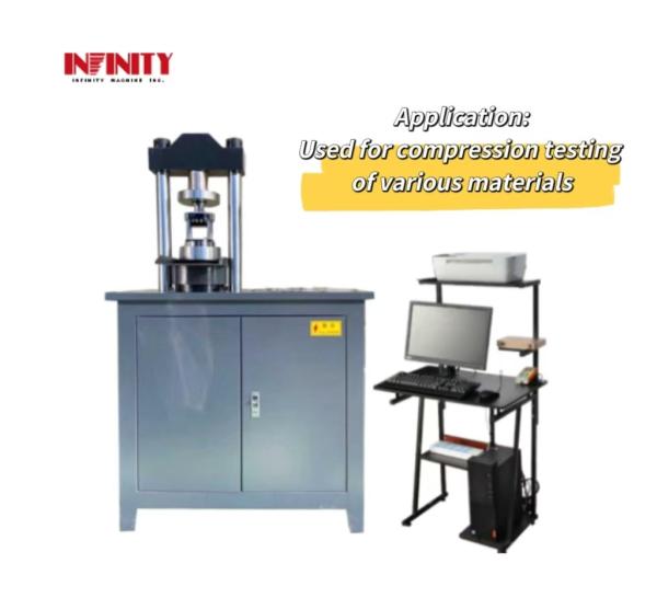 High precision Test Force Measurement Range 4%-100%FS KN Servo Compression Test