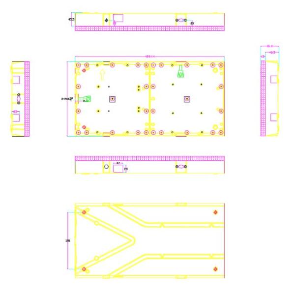 1000x250mm Indoor Fixed LED Display , P2.6 Wall Mounted LED Screen