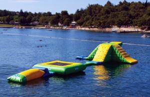 China Floating Small Wibit Water Park Station / Inflatables Water Sports Equipment on sale