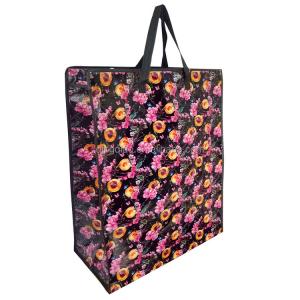 Quality Grocery Woven Shopper Non Woven Poly Bags Lamination Woven Reusable Shopping Bag for sale