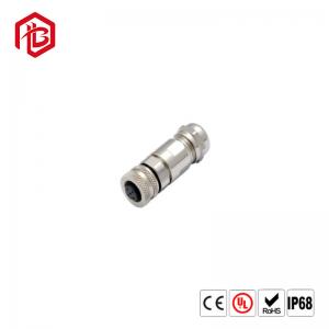 China Chinese Factory Field Installation A Code Plastic IP67 Female Plug 8 Pin M12 Waterproof Connector on sale