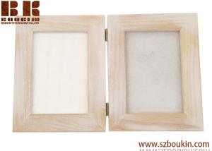 Quality Wholesales handmade Eco-friendly wash white oak wooden picture frame for sale