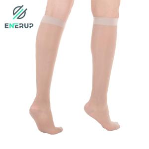 China Medium Support Knee Highs 20mmHg Womens Compression Stockings on sale