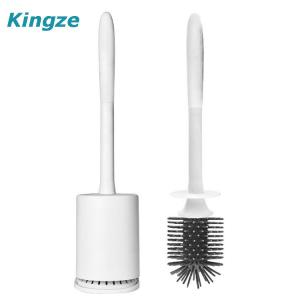 China Handheld Silicone Toilet Brush And Holder Bathroom Accessories  Toilet Brush Holder on sale