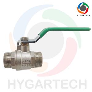 Quality Brass Ball Valve W/ Male Thread Ends Lever Steel Handle for sale