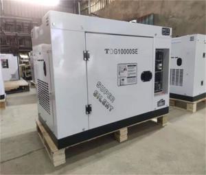 Quality 8kW Portable Silent Single Phase Diesel Generator With Key Start Super Silent for sale