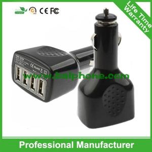 Hot sale 2.1A 4usb ports car charger for iphone for ipad
