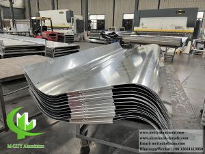 Quality Solid Aluminum Panel Cladding Metal Sheet Customized Curved Ceiling Panel for sale