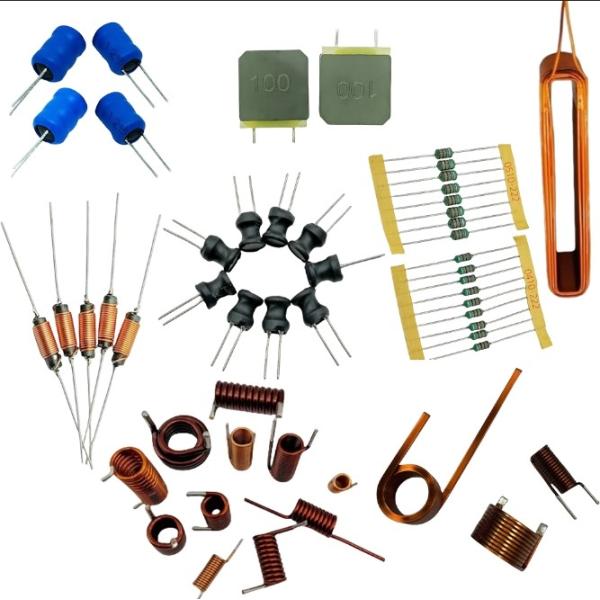 Copper Wire Winding Inductor Drum Inductor Ferrite DR9*12MM-1mH Plug In Inductor